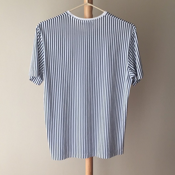 Men's COS Relaxed Fit Striped T-Shirt - Picture 5 of 7